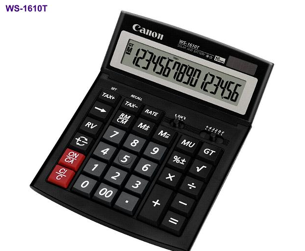 CANON DESKTOP CALCULATOR - WS-1610T