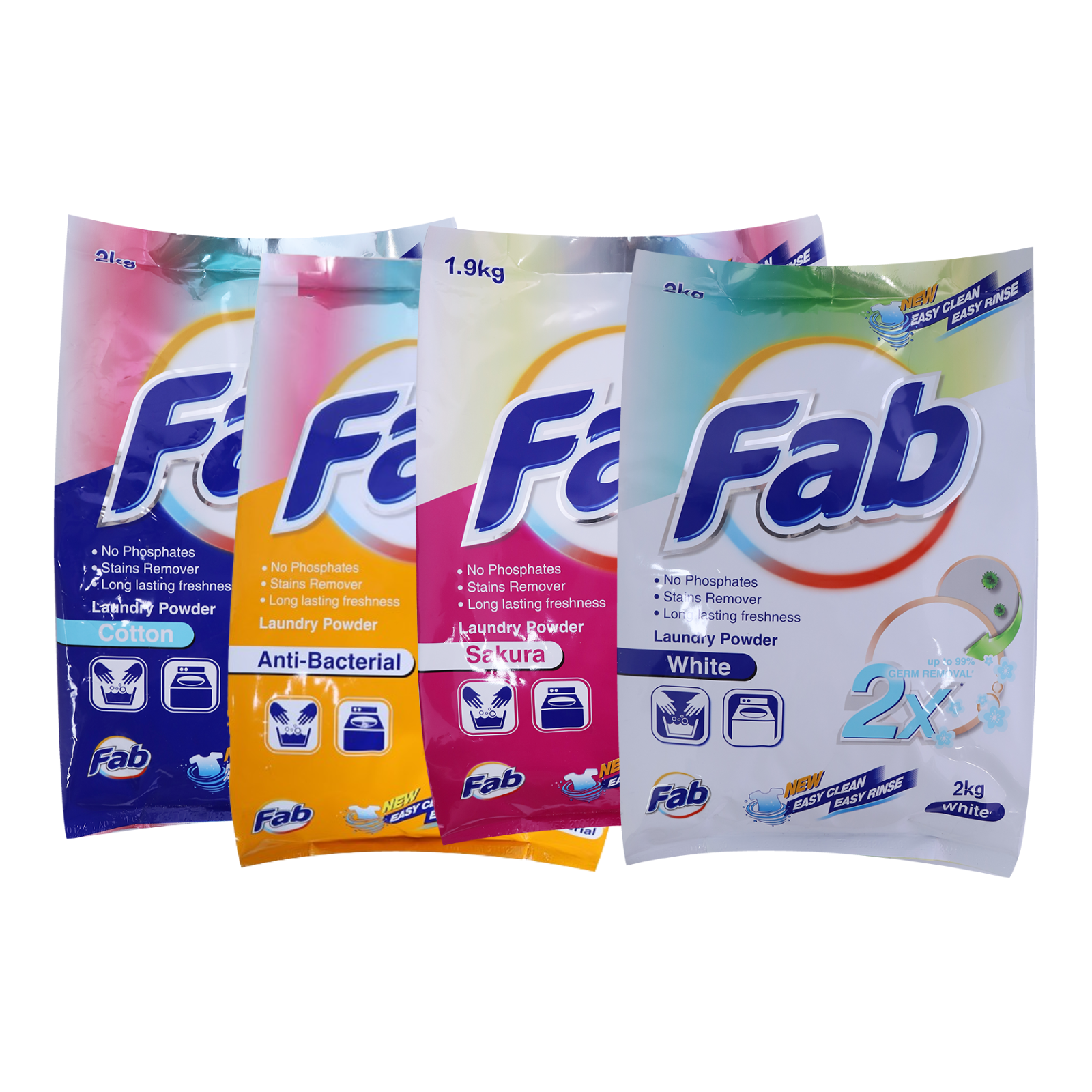 FAB Detergent powder pack (2kg)