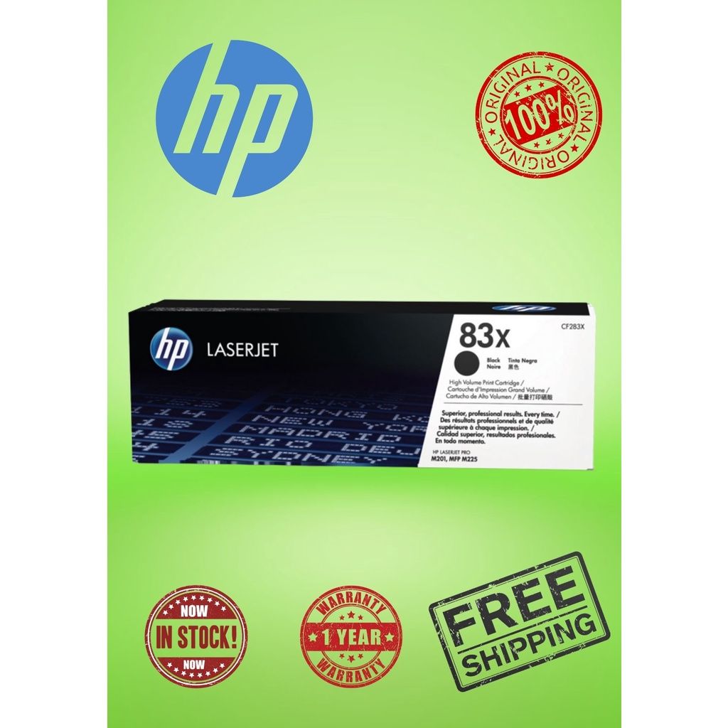 HP 83X/CF283X ORIGINAL BLACK TONER CARTRIDGE