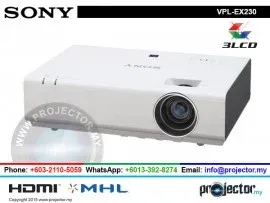 SONY VPL-EX230 XGA ANSI 2800