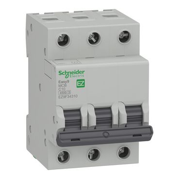 SE SETIA ELECTRIC SCHNEIDER MCB 3 POLE 4.5kA 10A EZ9F34310
