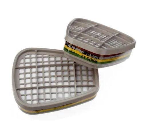 3M 6059 ABEK1 Multi Gas Cartridge / Vapor Cartridge, 4 PAIR/BOX