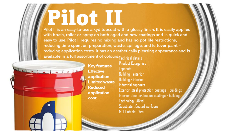 Jotun Pilot II Alkyd Topcoat Paints [5L]