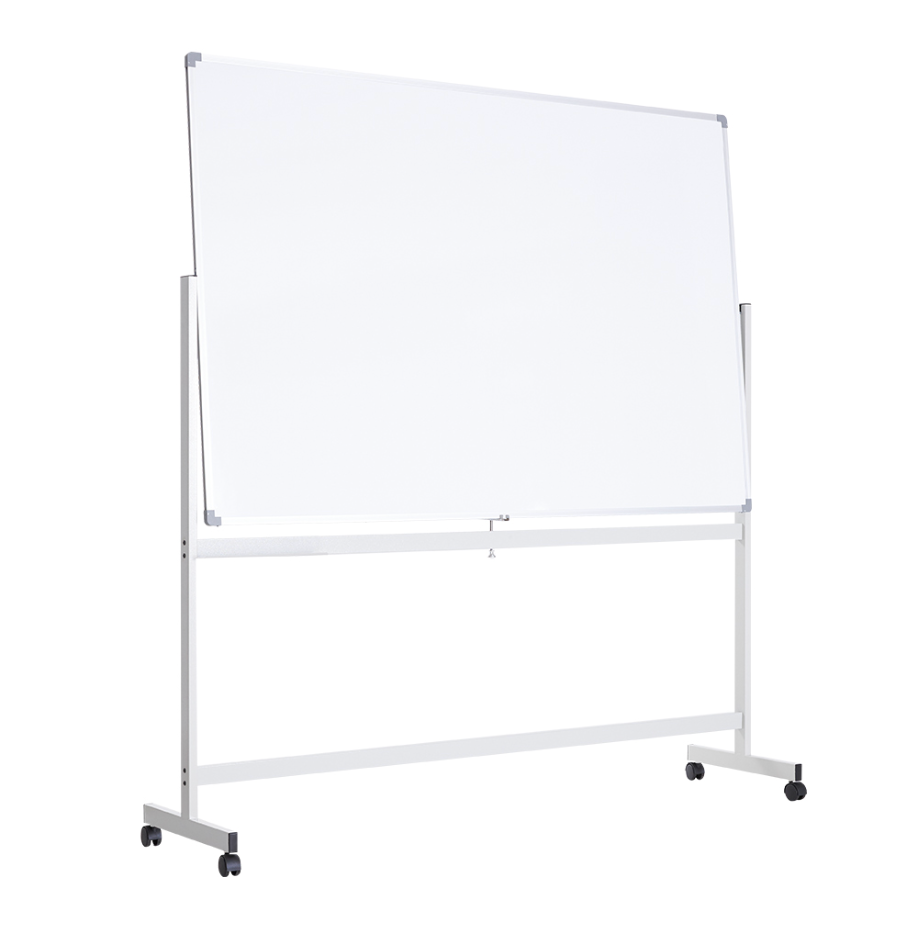 Magnetic Whiteboard Double Sided With Moveable Stand 4' X 5' / Double Sided Whiteboard With Stand / Whiteboard with Aluminium Frame / Double Sided Whiteboard / Whiteboard / DMS-44