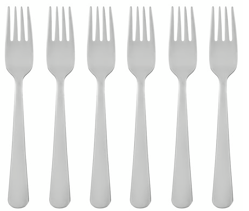 DRAGON Salad/dessert fork, stainless steel, 16 cm