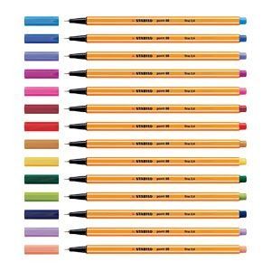 Stabilo Fineliner Point 88 20 Colours 0.4mm
