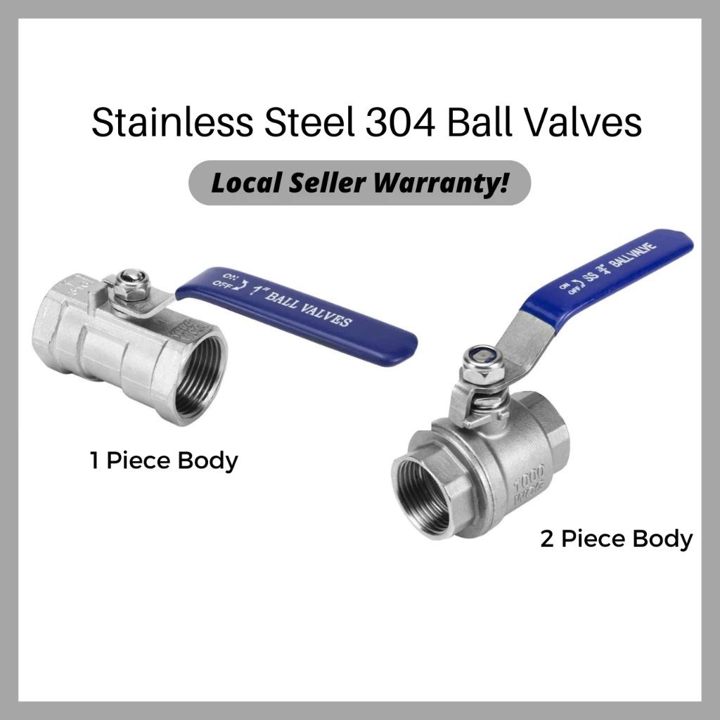 SUS304 Stainless Steel Ball Valve 1/2"
