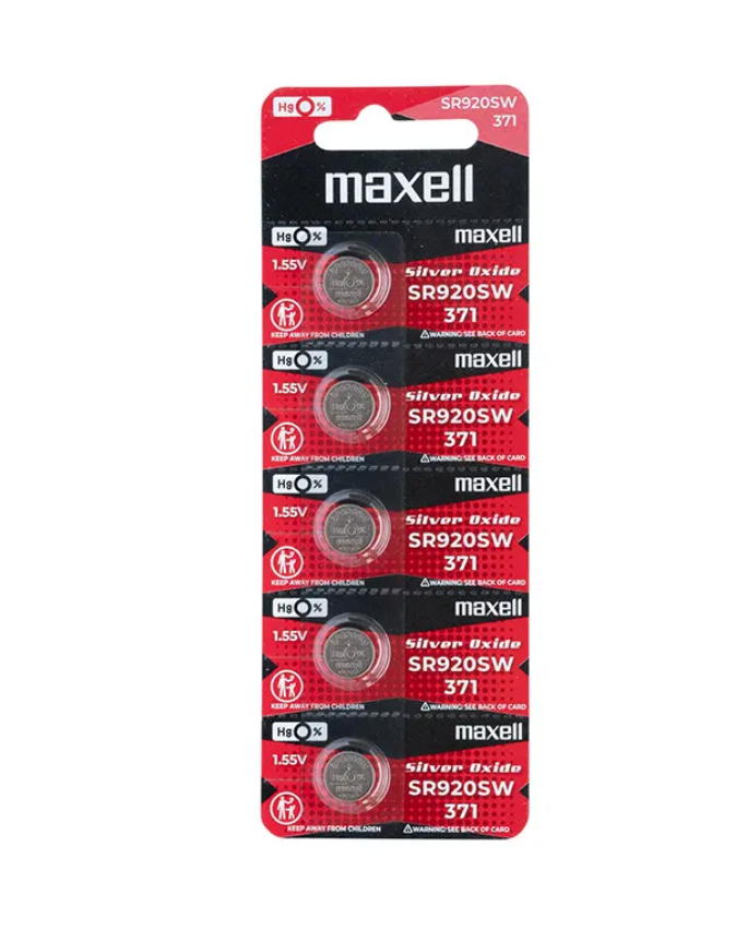 Maxell Silver Oxide Micro Battery (5pcs card pack) SR920