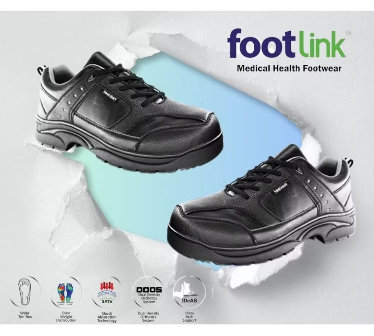 Footlink Medical Health Shoes / ST 601 / KASUT SAFETY / UNISEX