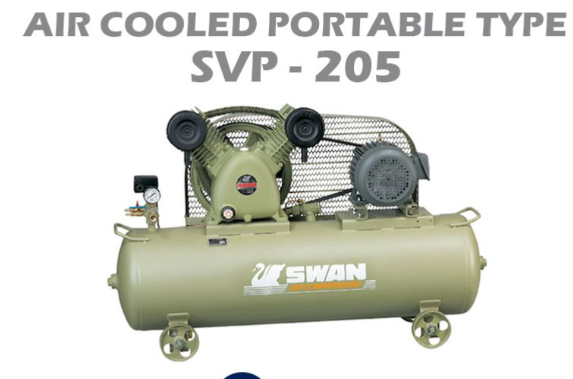 SWAN AIR COMPRESSOR S SERIES AIR COOLED PORTABLE TYPE SVP-205