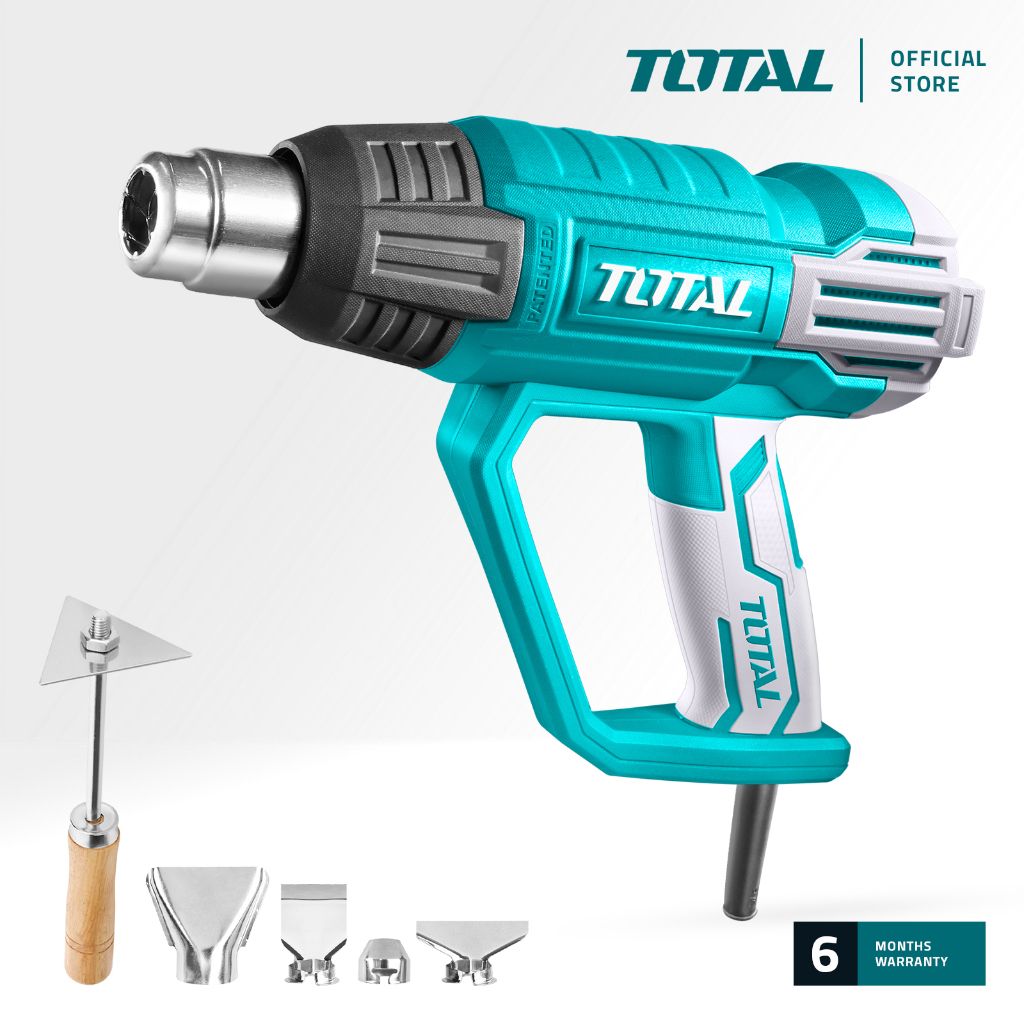 TOTAL TB2006 HEAT GUN (PACKAGE COMES WITH 4 PCS NOZZLES / 1 PC METAL SCRAPER)