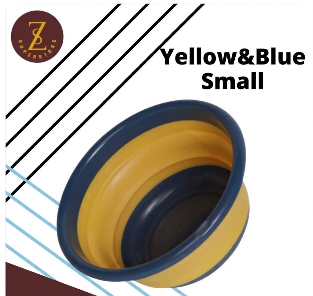 Foldable Wash Basin Face Washing Bucket Folding Bucket Collapsible 2703 WB Y&B (Small) 2706FWB-KK