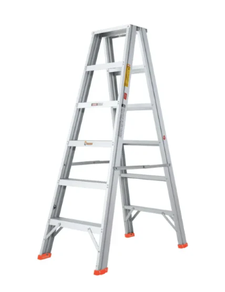 STEP BY STEP ALUMINIUM DOUBLE SIDED A SHAPE LADDER (8 Steps)