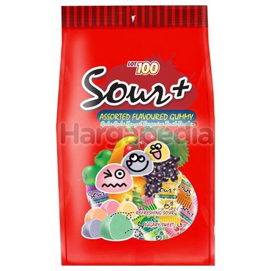 Lot 100 Sour Plus Gummy Assorted 280gm