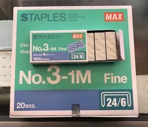 BULLET STAPLES MAX NO.3 - 1M (SMALL)