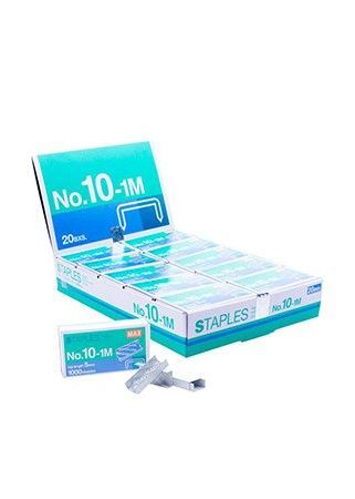 MAX Staples No.10-1M (1big box/20 pcs)