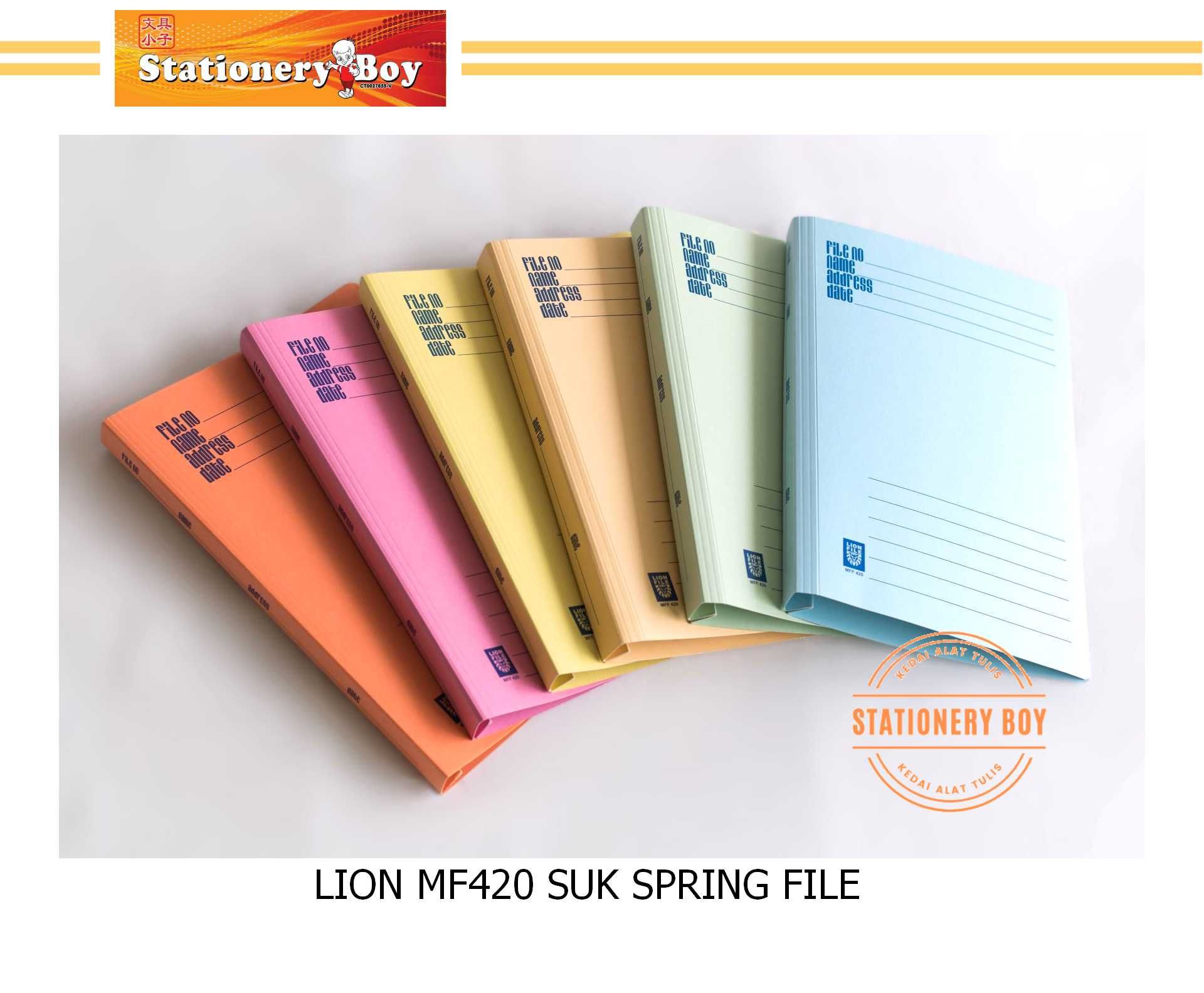 LION MF420 Suk Spring File / Fail Kad Manila