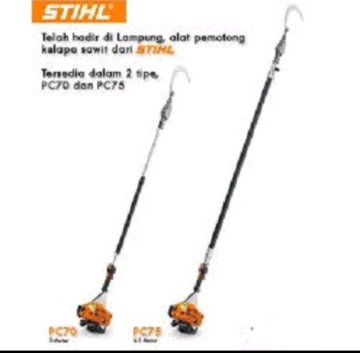 STIHL PC70 & PC75 Palm Cutter/ Palm Pruner/ Palm Harvester with Sickle (Sabit)