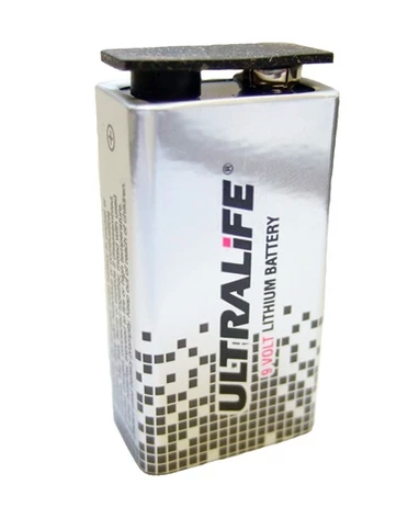 UltraLife U9VL-J-P 9V 1200mAh Lithium Battery