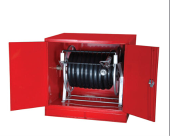 *Cabinet With Continuous Flow Hose Reel 1-1/2