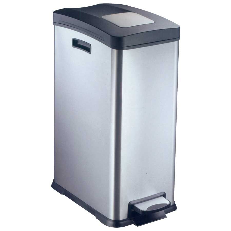 PEDAL WASTE BIN RETANGLE 30L