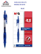M & G Gel Pen R3 0.7 mmblue