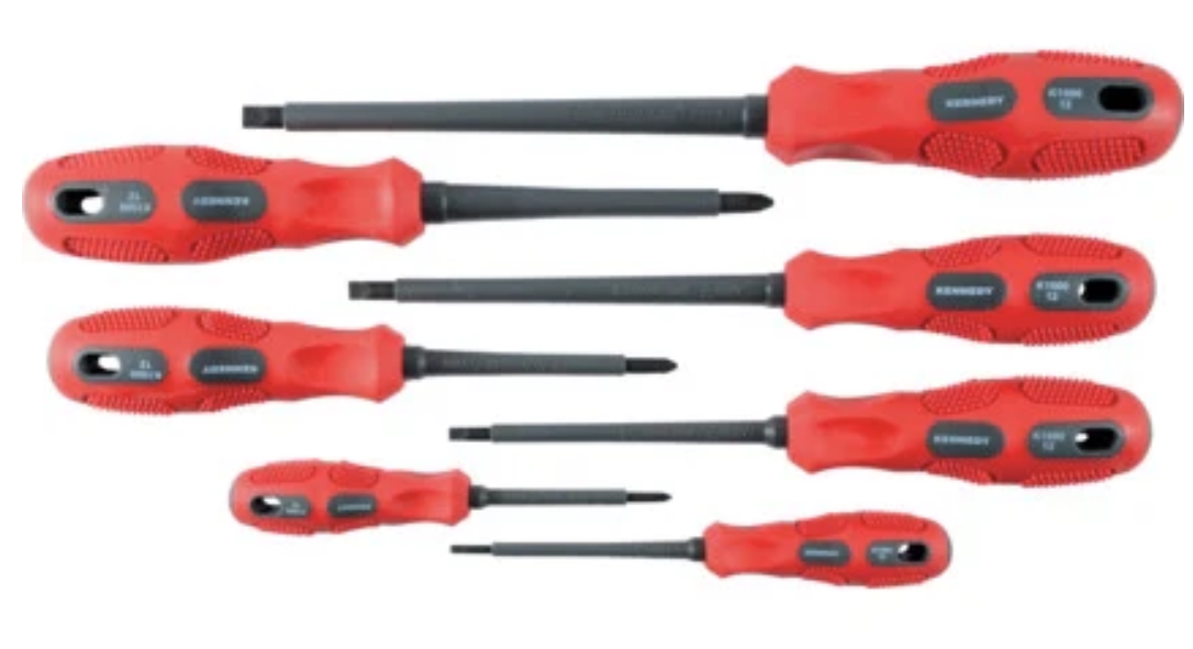 *KENNEDY VDE DUAL GRIP SCREWDRIVER SET 7-PCE KEN5728000K