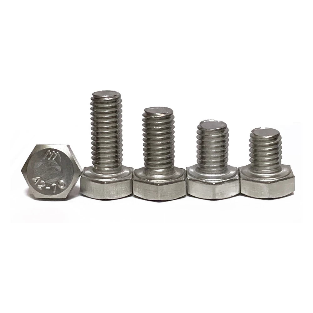 M4 M5 M6 M8 Hex Bolt 304 Stainless Steel DIN933 Screw