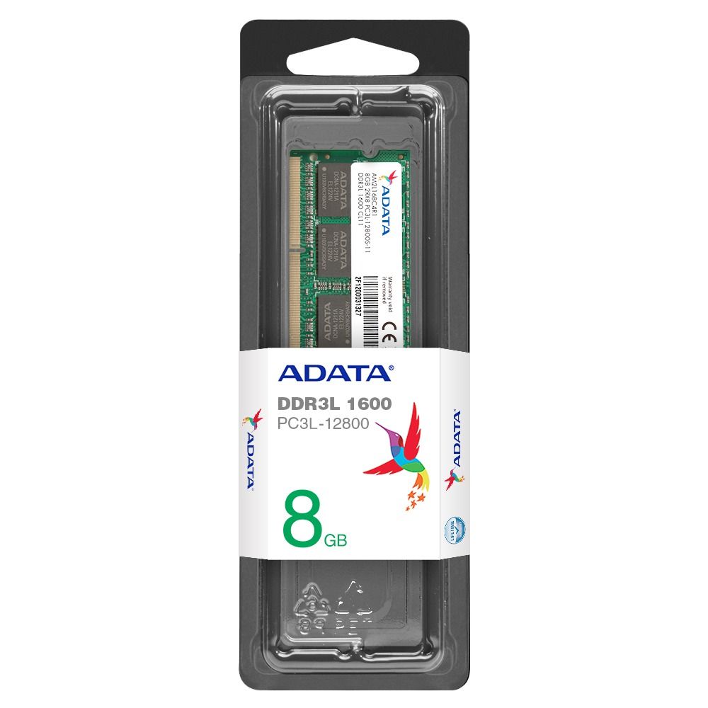 Genuine Malaysia ADATA Warranty - ADATA Ram DDR3L-1600 SO-DIMM Memory Module 4GB 8GB
