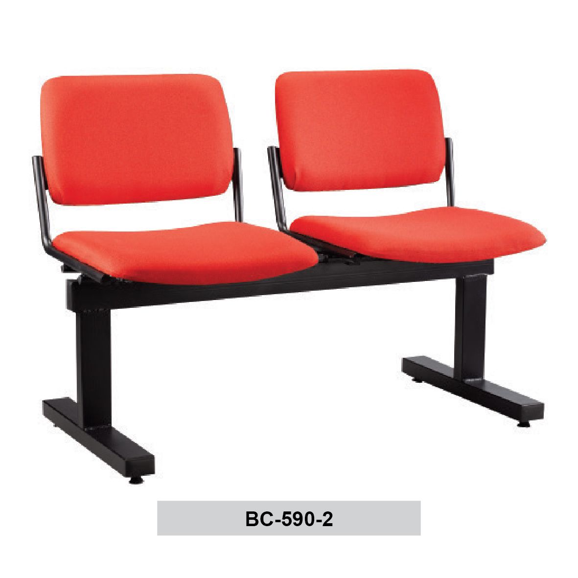 Chair Fabric Office Chair 2 Seater Link BC-590 / Link Chair / Fabric Office Chair / 2 Seater / Visitor Link Chair / BC-590 / OFFICE CHAIR / ERGONOMIC