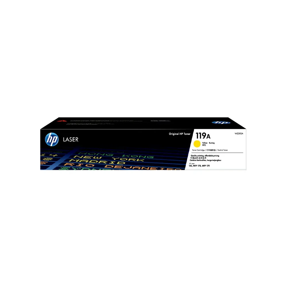 HP 119A Original Laser Toner Color Set (Cyan, Magenta & Yellow)
