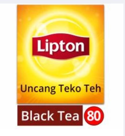 Lipton Uncang Teko Teh (80 uncang)