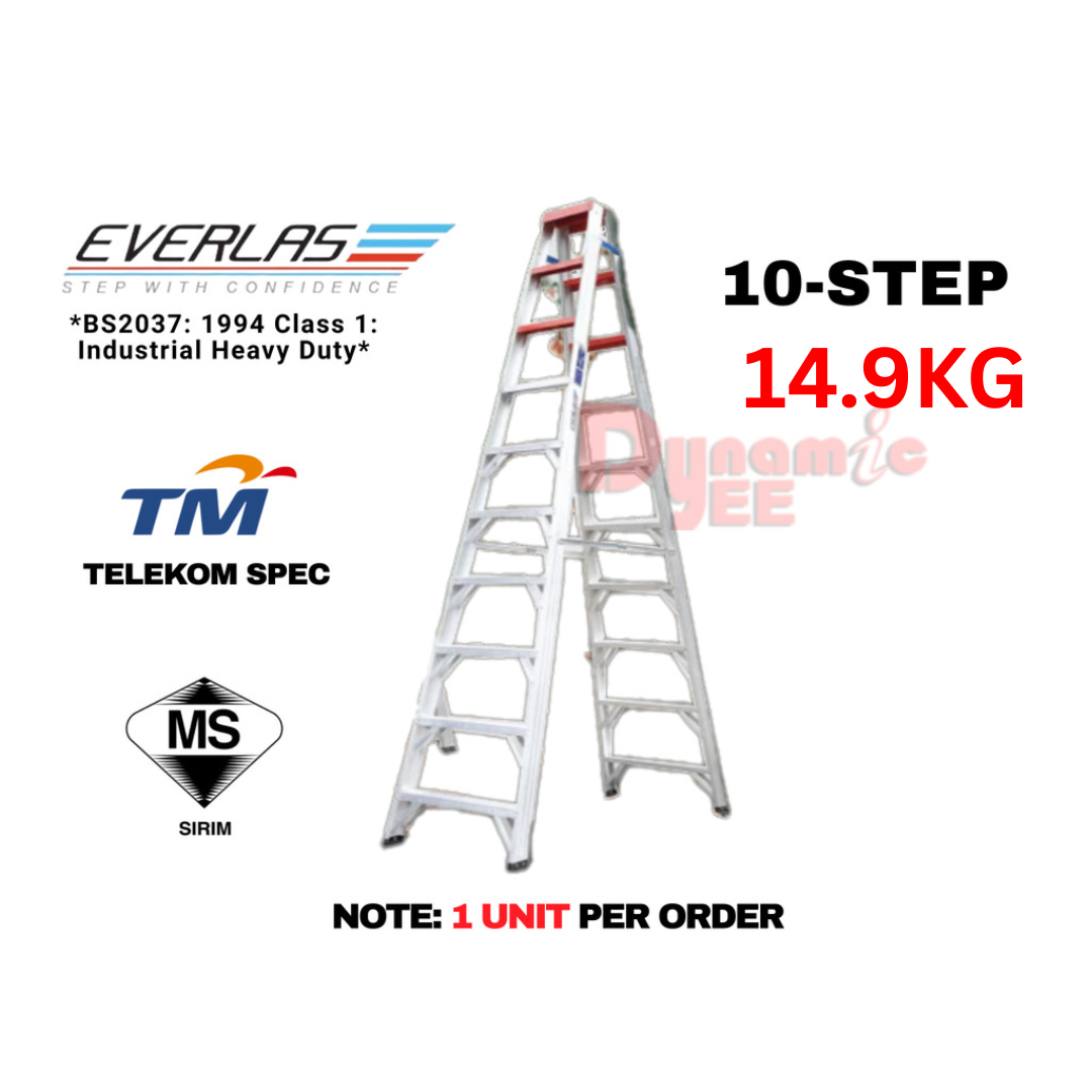 EVERLAS TM Spec Ladder A Type Double Sided LD101 10 Step