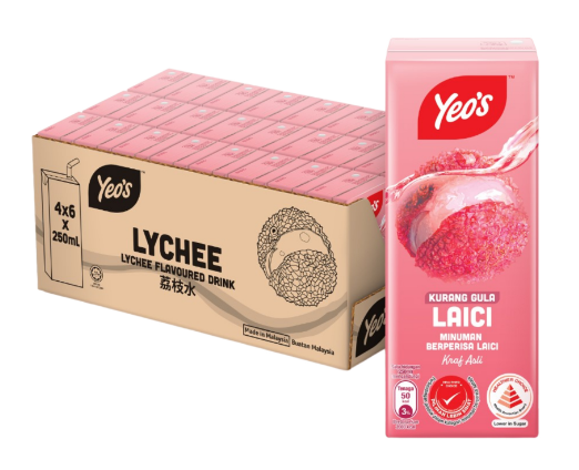 Yeo's Lychee (24 x 250ml)