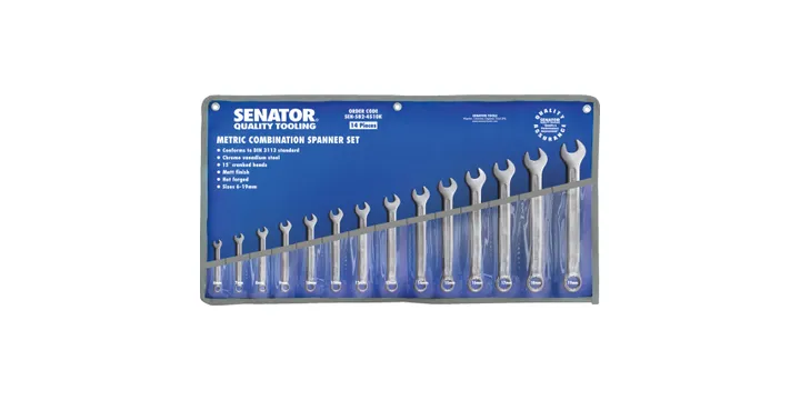 6-19mm CV COMBINATION SPANNER SET(14PC)