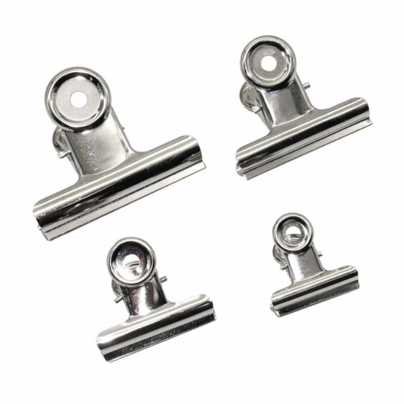 SLIVER METAL BULLDOG CLIP 76MM