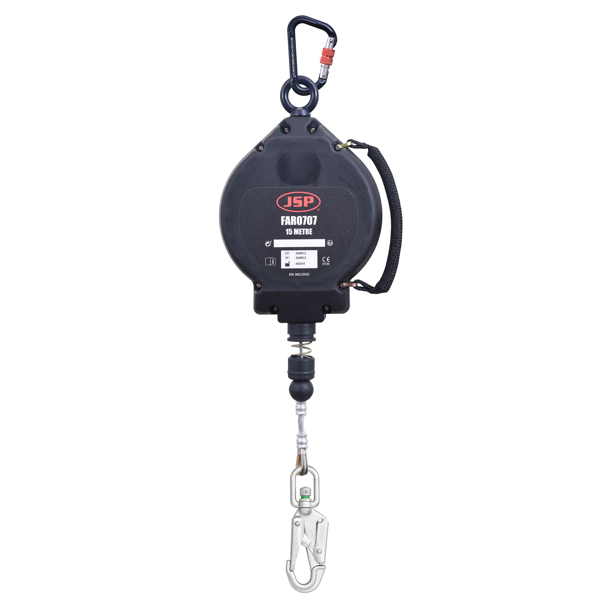 JSP *JSP 15m Wire Retractable Fall Limiter FAR0707 Arrester Block