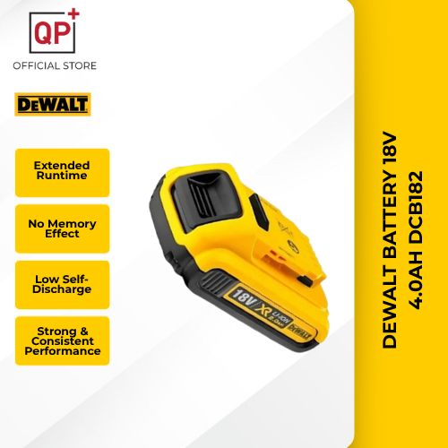 DEWALT BATTERY 18V 4.0AH  DCB182-XJ  & DCB183-B1 18V 2.0AH DCB184-B1 18V 5.0AH l BATERI l 电池-DCB182 4.0AH