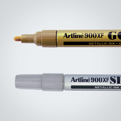 ARTLINE 900XF METALLIC INK MARKER 2.3MM EK-900XF SILVER