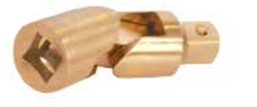 Temo 1/4鈥�Sq. Dr. Safety Universal Joint - Al-Br