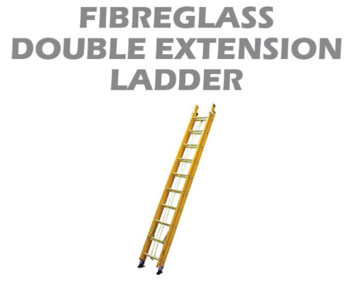 EVERLAS FIBREGLASS DOUBLE EXTENSION LADDER FGD SERIES