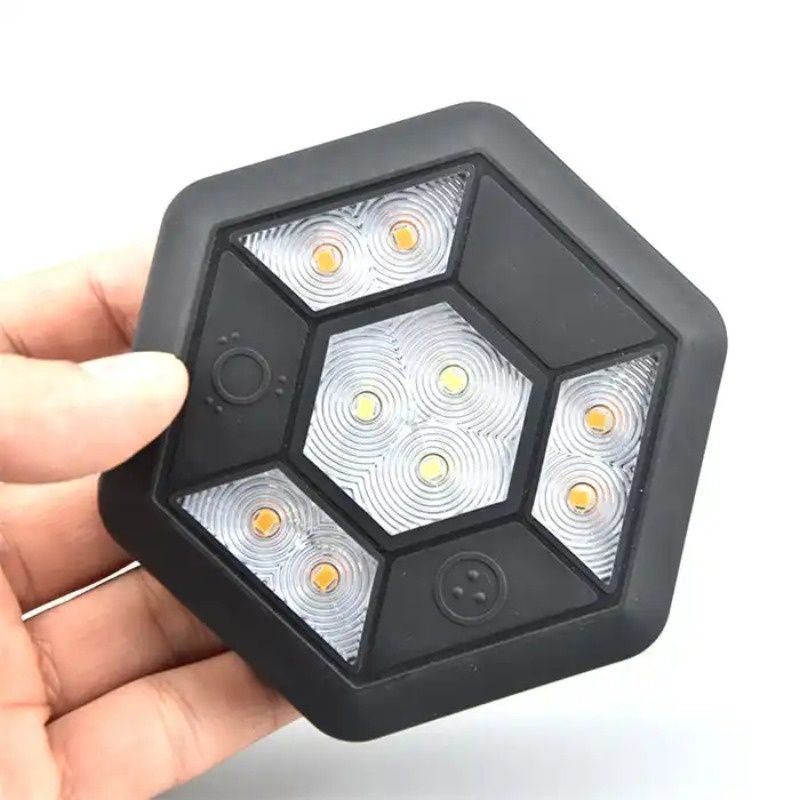 360 Degree Rotating LED Magnetic Warning Light Lampu amaran Flashing Rechargeable Yellow White Traffic Safety Flash Car Safety Signal Light