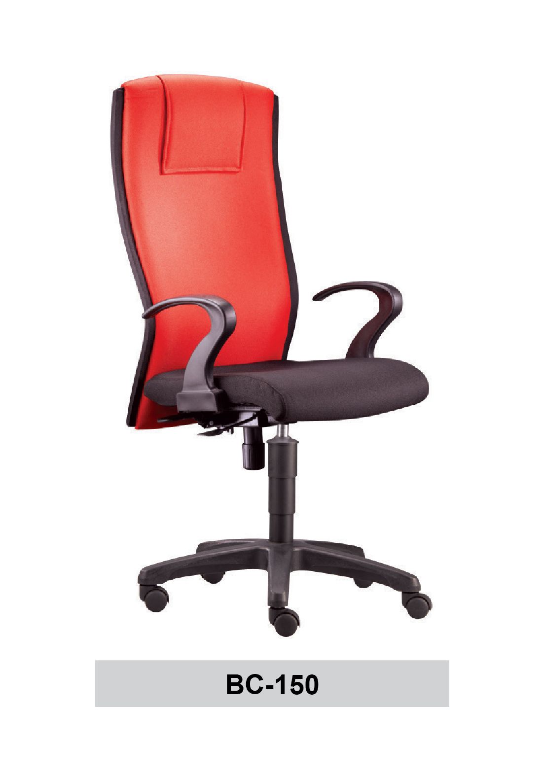 Uranus Ergonomic BC-150 HIGH BACK CHAIR -FABRIC / OFFICE CHAIR / CHAIR / BC-150 / Office Chair / Ergonomic Mesh Chair / High Back Chair