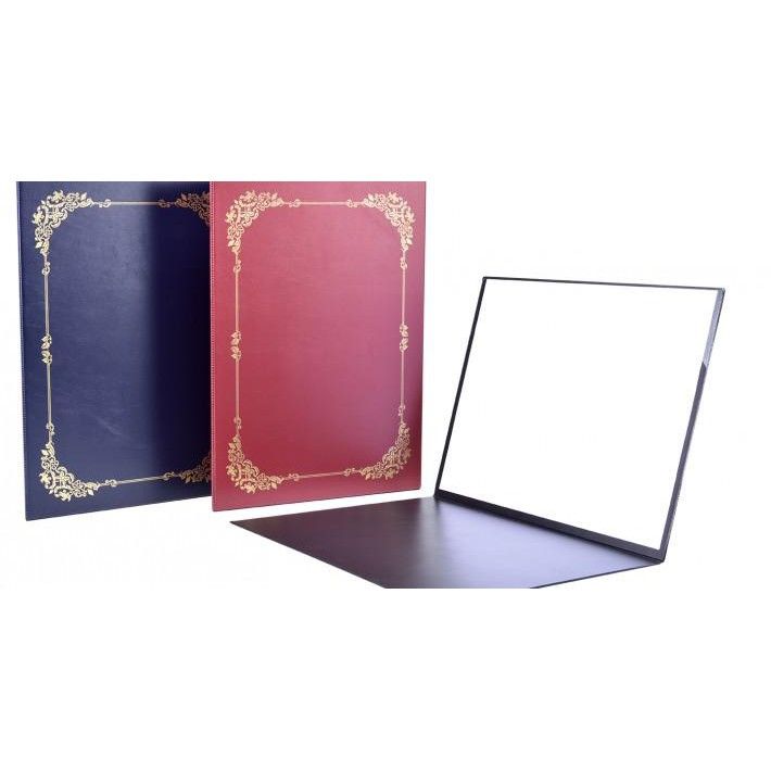 EAST FILE CH2C WITH SILKSCREEN GOLD BORDER CERTIFICATE HOLDER 20PCS/PACK