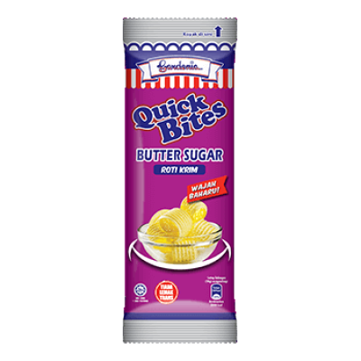 Gardenia Bread QuickBites Butter Sugar Cream Roll - 50g/piece