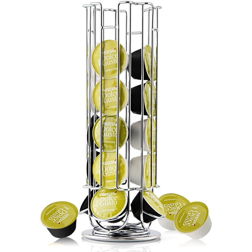 OEM Nescafe Dolce Gusto Coffee Starbucks Rotating Rack Stand Coffee Pods Display Holder