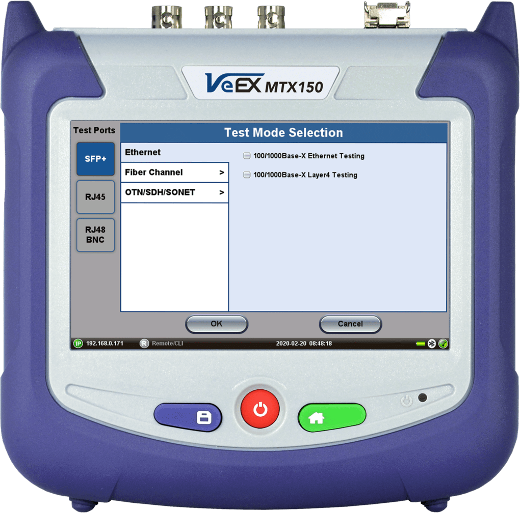 VeEX C37.94 + Ethernet + Datacom Tester
