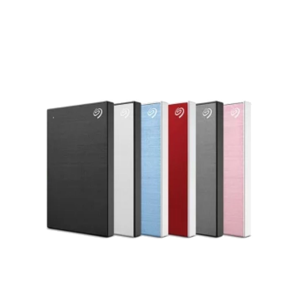 Seagate External Hard Disk One Touch/Backup Plus Slim Aluminium Portable Drive (4TB)