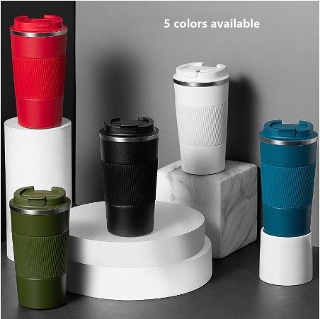 *Insulated Stainless Steel Anti Slip Coffee Mug