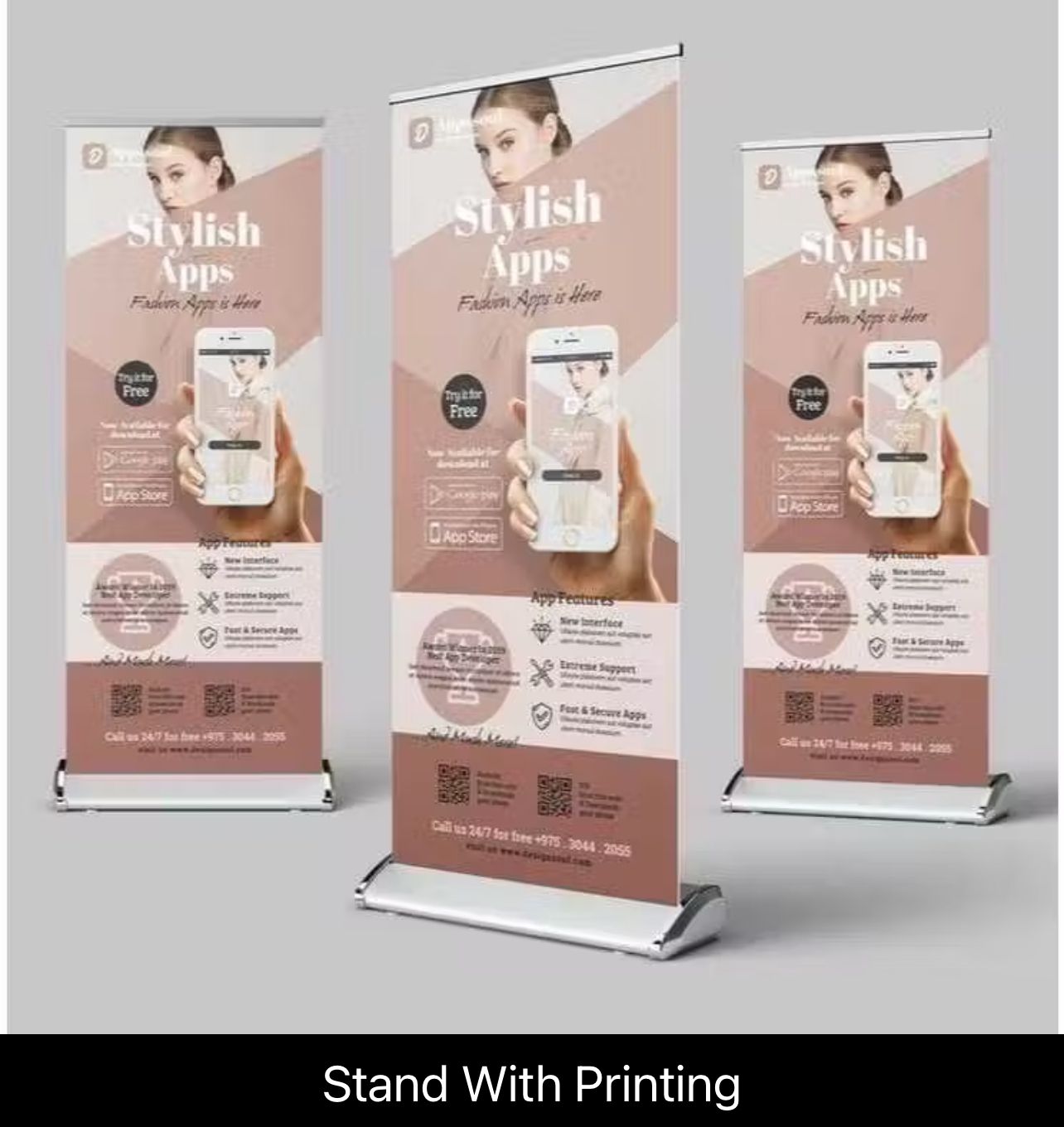 Bunting Luxury Roll Up Bunting With Printing + FREE Design